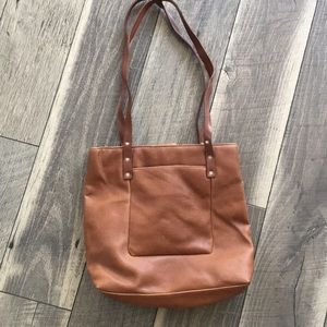 Relic brown leather bag